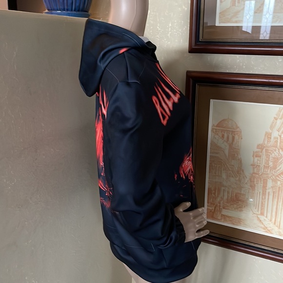 Billie Eilish Spooky Ghoulish Hoodie Halloween Sweatshirt pullover sz S - Picture 2 of 11